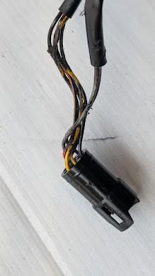 FERRARI 456 LEFT SIDE REAR VIEW MIRROR BLACK NERO COMPLETE 65434810