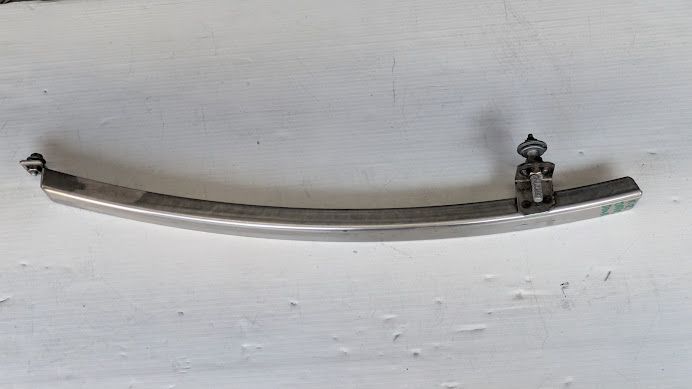 FERRARI 456 LEFT DOOR ROLL UP GLASS REAR GUIDE 63786600
