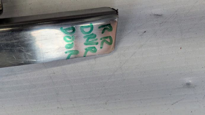 FERRARI 456 LEFT DOOR ROLL UP GLASS REAR GUIDE 63786600