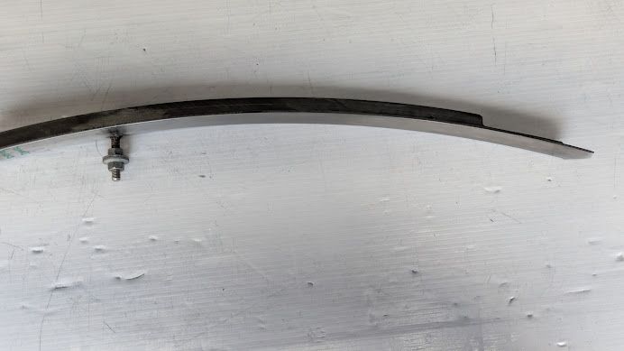 FERRARI 456 LEFT DOOR ROLL UP GLASS FRONT GUIDE 65438500