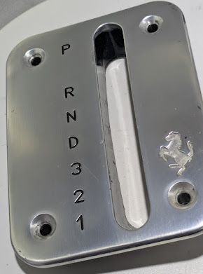 FERRARI PART 456M GTA TRANSMISSION shifter PLATE 176092