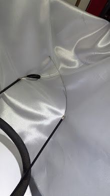 1999-2005 Ferrari 360 Spider Rear Engine Lid EMERGENCY release CABLE 80412000
