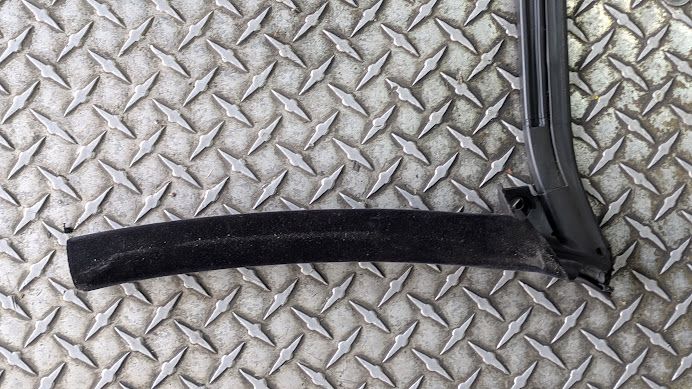 FERRARI 360 F430 SPIDER PARTS 125789 CAPOTE CONVERTIBLE FRONT SEAL 66459200