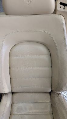 FERRARI  456M FRONT SEAT SET ON CREAM WITH TRACKS 65832126