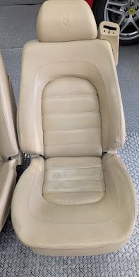 FERRARI  456M FRONT SEAT SET ON CREAM WITH TRACKS 65832126