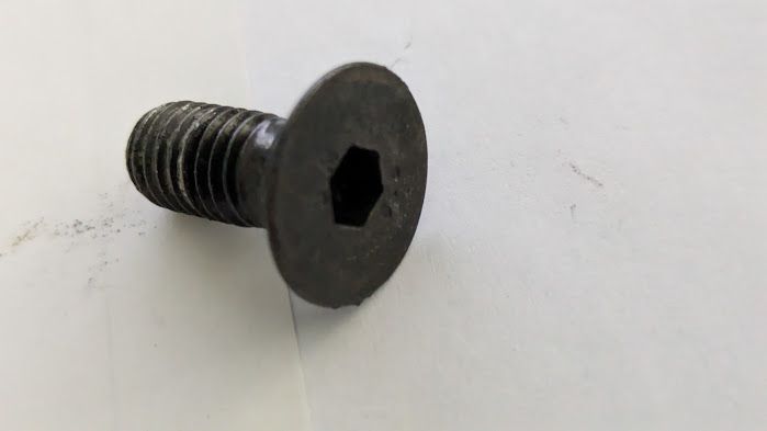 FERRARI 360 SPIDER PARTS CAPOTE CONVERTIBLE TOP CENTER REAR CROSS BAR SCREW img