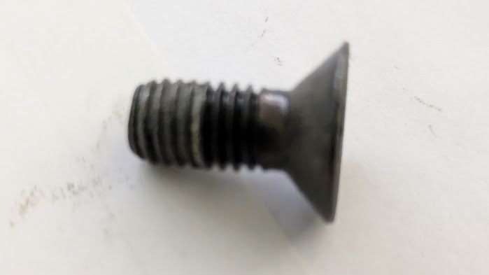 FERRARI 360 SPIDER PARTS CAPOTE CONVERTIBLE TOP CENTER REAR CROSS BAR SCREW