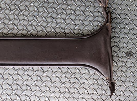 Rolls Royce Silver Spur SHADOW seat belt B pillar trim cover pair MAROON