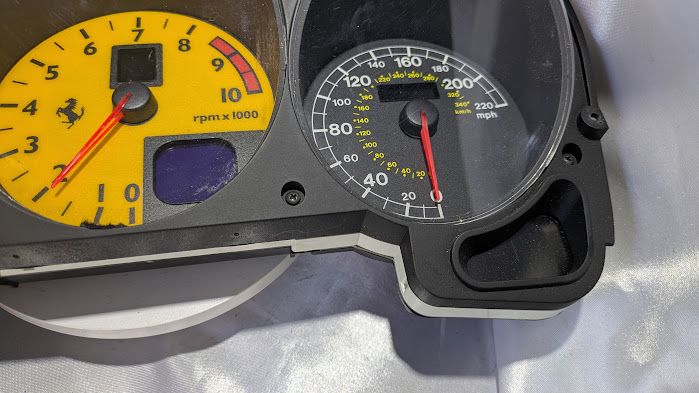 FERRARI 360 SPIDER MODENA INSTRUMENT CLUSTER DASHBOARD 186383