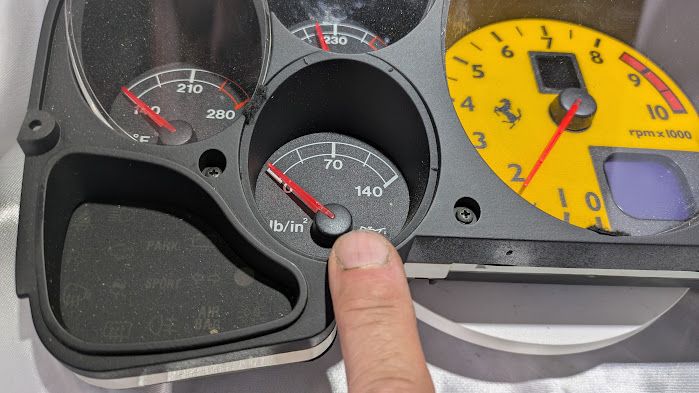 FERRARI 360 SPIDER MODENA INSTRUMENT CLUSTER DASHBOARD 186383