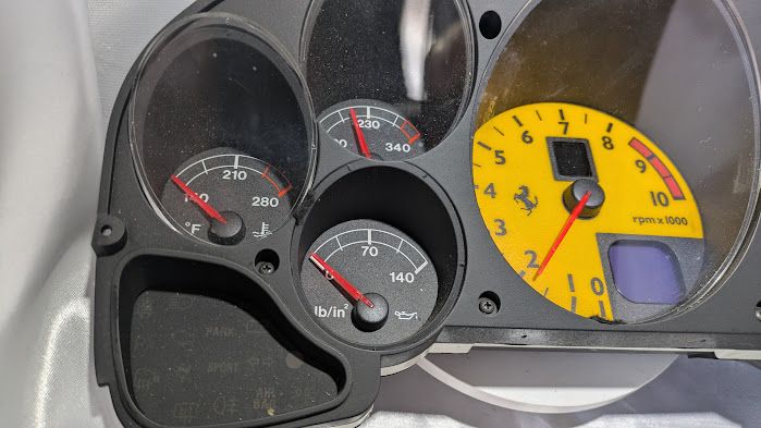 FERRARI 360 SPIDER MODENA INSTRUMENT CLUSTER DASHBOARD 186383