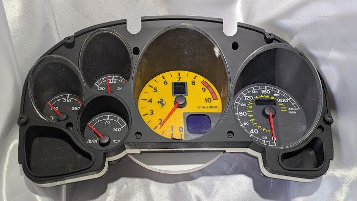 FERRARI 360 SPIDER MODENA INSTRUMENT CLUSTER DASHBOARD 186383