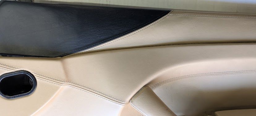FERRARI 456M  LEFT AND RIGHT DOOR  PANEL BLACK AND CREAM