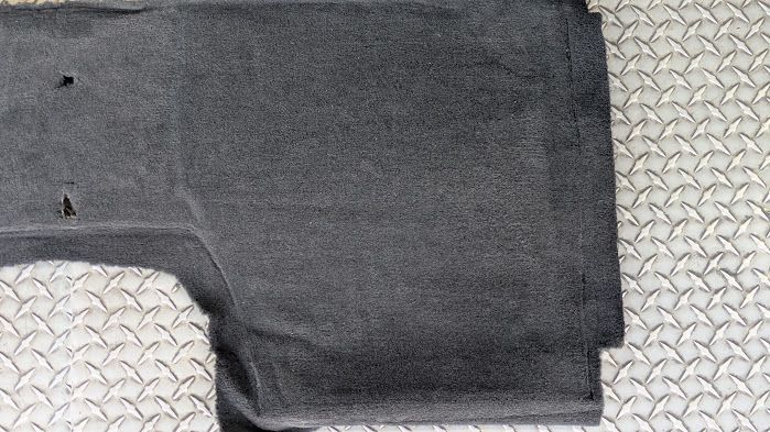 FERRARI 360 SPIDER PARTS REAR ENGINE PARTITION CARPET 65788890 BLACK