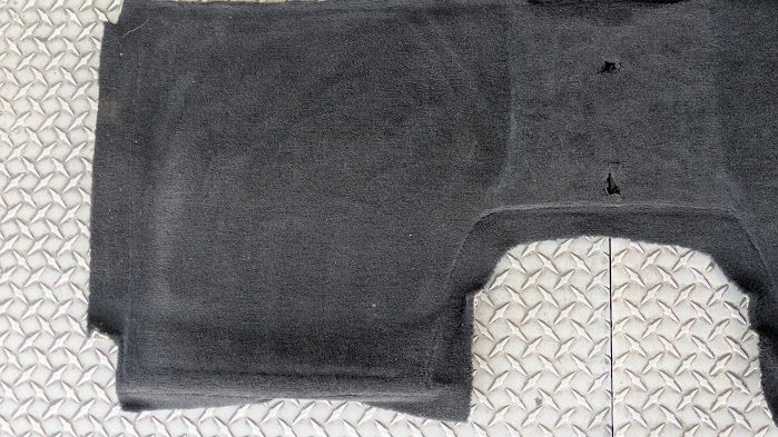 FERRARI 360 SPIDER PARTS REAR ENGINE PARTITION CARPET 65788890 BLACK