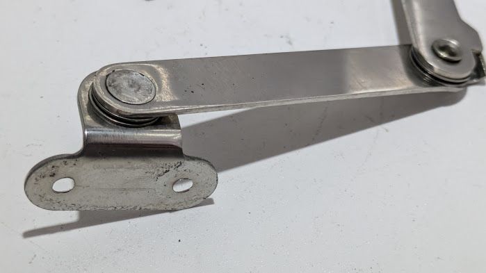 76 1980 Rolls Royce Silver SHADOW II WRAITH GLOVE box COMPARTMENT holding hinge