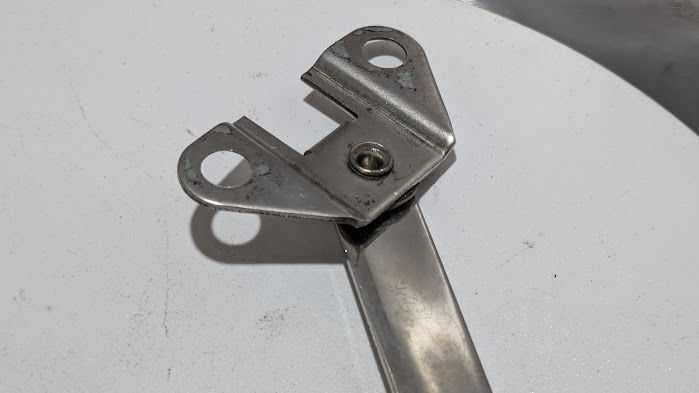 76 1980 Rolls Royce Silver SHADOW II WRAITH GLOVE box COMPARTMENT holding hinge