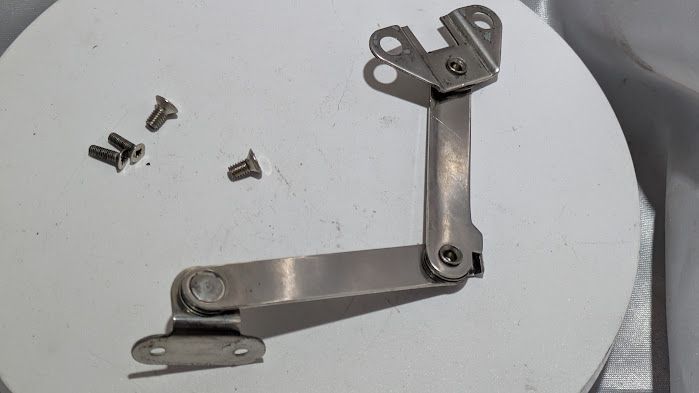 76 1980 Rolls Royce Silver SHADOW II WRAITH GLOVE box COMPARTMENT holding hinge