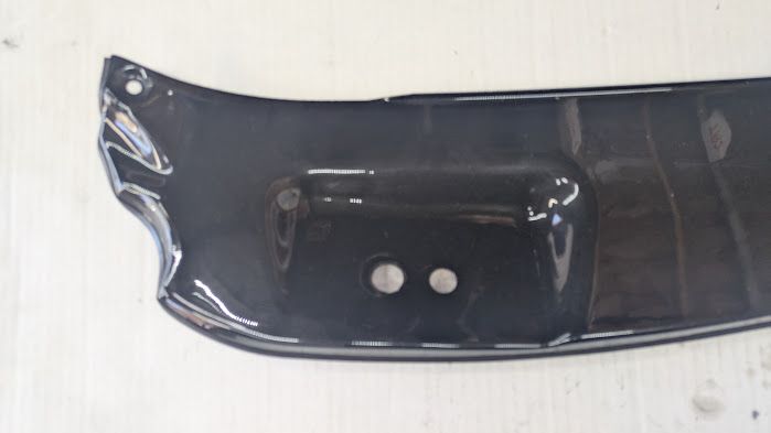 FERRARI 360 SPIDER PARTS RIGHT DOOR STRICKER SILL COVER PLATE BLACK 64858800