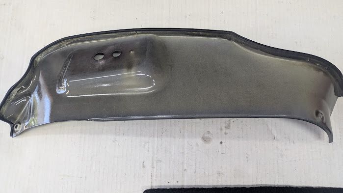 FERRARI 360 SPIDER PARTS RIGHT DOOR STRICKER SILL COVER PLATE BLACK 64858800