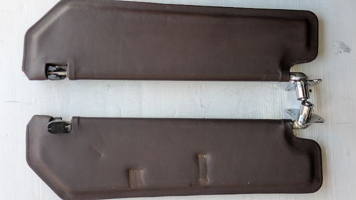 69- 80 ROLLS-ROYCE SILVER SHADOW LEFT and RIGHT SUNVISOR BROWN Sunshade PAIR