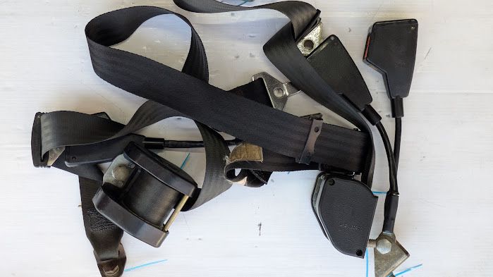 67 to 80 Rolls Royce Silver Shadow REAR seat belt SET USA