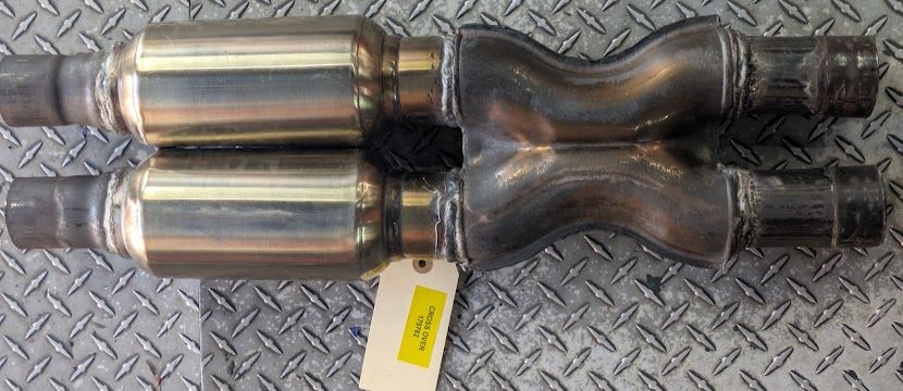 FERRARI 456M GTA CENTRAL MUFFLER WITH CROSS OVER 175762