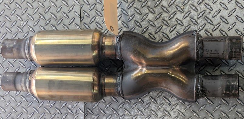 FERRARI 456M GTA CENTRAL MUFFLER WITH CROSS OVER 175762