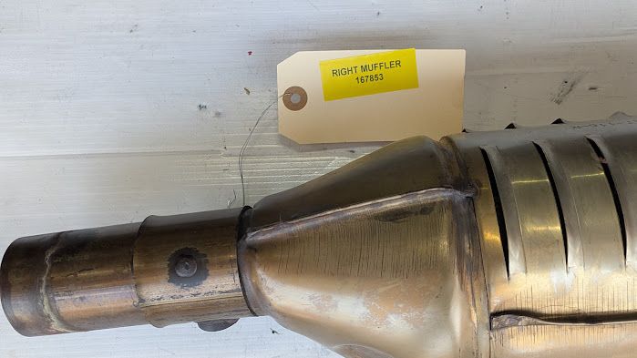 FERRARI 456M GTA  RIGHT MUFFLER 167853 FOR USA VERSION