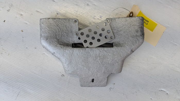 FERRARI 456M GTA EXHAUST SHIELD AT BELL HOUSING 154485