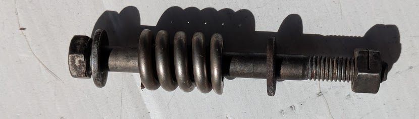 FERRARI 456M GTA EXHAUST PIPE BOLT SPRING AND NUT 111743