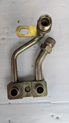 FERRARI 456M AIR CONDITIONING compressor  204539 MANIFOLD OUTLETT FITTINGS