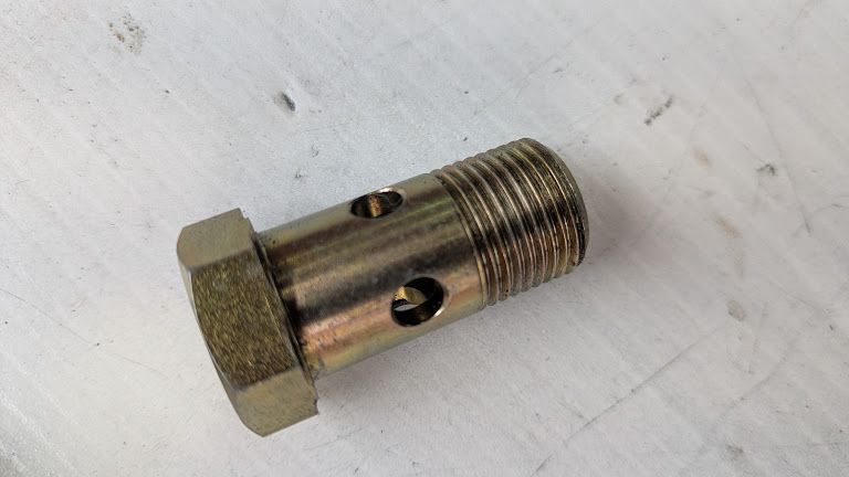 FERRARI 456M POWER steering pump  FITTING RETURN BANJO BOLT 155448