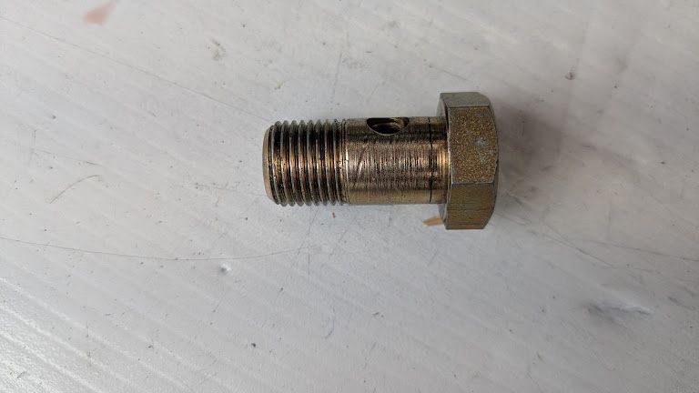 FERRARI 456M POWER steering HOSE BANJO BOLT 10184411
