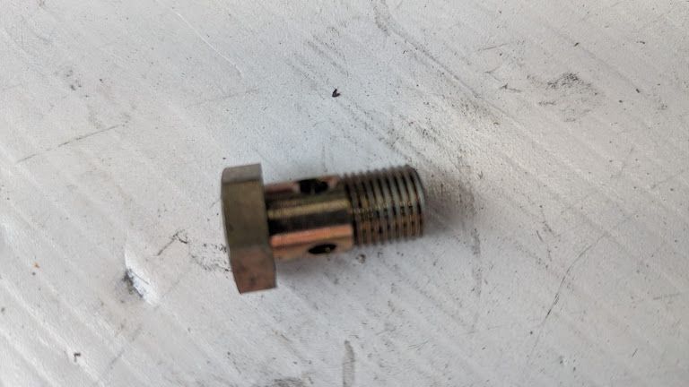FERRARI 456M POWER steering HOSE BANJO BOLT   113670