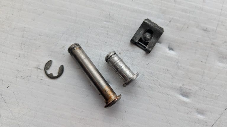 FERRARI 360 SPIDER PARTS CAPOTE CONVERTIBLE TOP REAR CYLINDER PINS