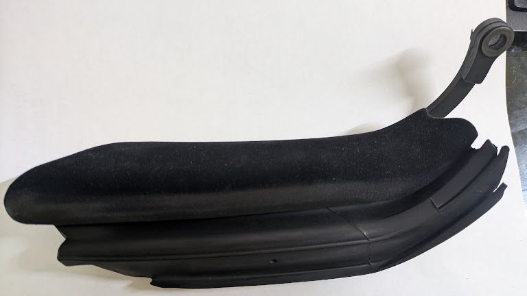 FERRARI 360 F430 SPIDER PARTS CAPOTE CONVERTIBLE TOP 66460200 L.H.  PILLAR