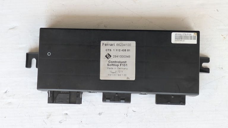 FERRARI 360 SPIDER PARTS CAPOTE CONVERTIBLE TOP CONTROL UNIT 66234100