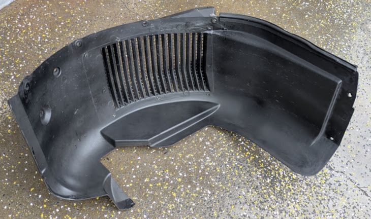 FERRARI 360 SPIDER PARTS  RIGHT REAR FORWARD WHEEL MUD COVER 65060000