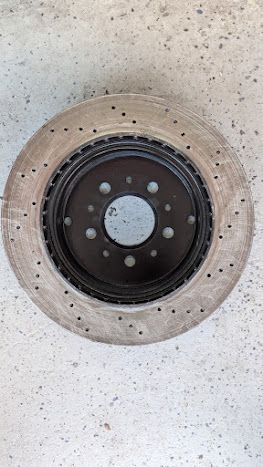 FERRARI 456M PARTS REAR brake DISC ROTORS  193152