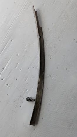 FERRARI 456 RIGHT DOOR ROLL UP GLASS FRONT GUIDE 65438400