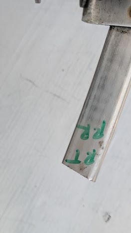 FERRARI 456 RIGHT DOOR ROLL UP GLASS REAR GUIDE 63786500