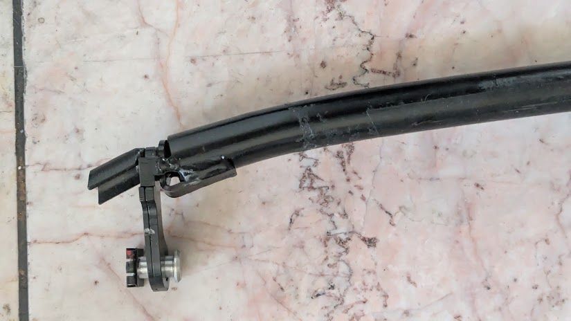 FERRARI 360 F430 SPIDER PARTS CAPOTE CONVERTIBLE CENTER CROSS BOW