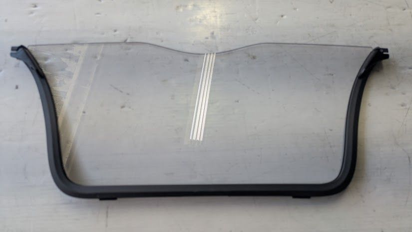 Genuine Porsche 986 Boxster Center Wind Deflector – P/N 9865613210201C (1997–2004)