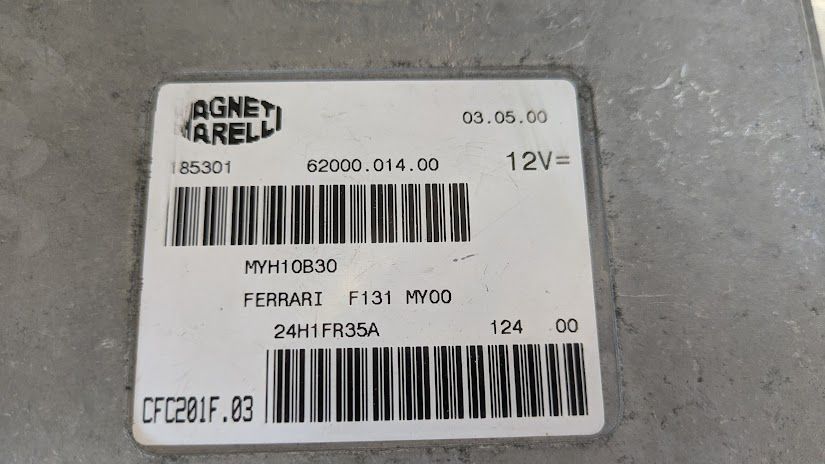 Ferrari 360 SPIDER PART TRANSMISSION F1 CONTROL UNIT 185301