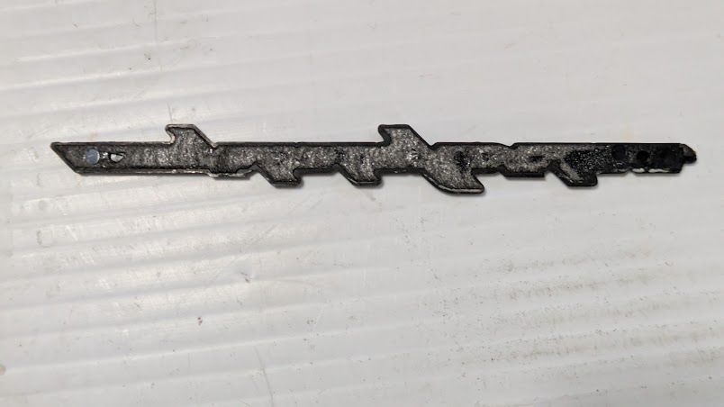 FERRARI  PARTS  REAR PANEL EMBLEM PININFARINA ORIGINAL  64780500