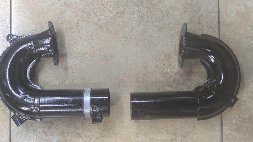 Rolls Royce Silver Shadow CARBURETORS DUCTING CHROME AIR INTAKE UE33053 UE33149