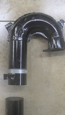 Rolls Royce Silver Shadow CARBURETORS DUCTING CHROME AIR INTAKE UE33053 UE33149