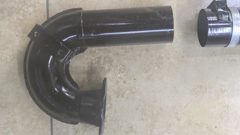 Rolls Royce Silver Shadow CARBURETORS DUCTING CHROME AIR INTAKE UE33053 UE33149