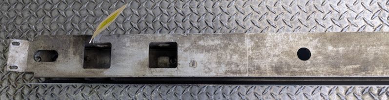 65 - 80 ROLLS ROYCE SILVER SHADOW REAR BUMPER REINFORCEMENT Bar AND CHROME FACE